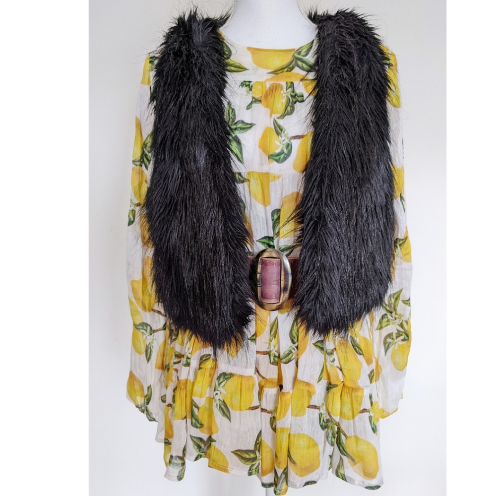 SOLD MA Dainty silk linen blend blouse - Picture 4 of 4